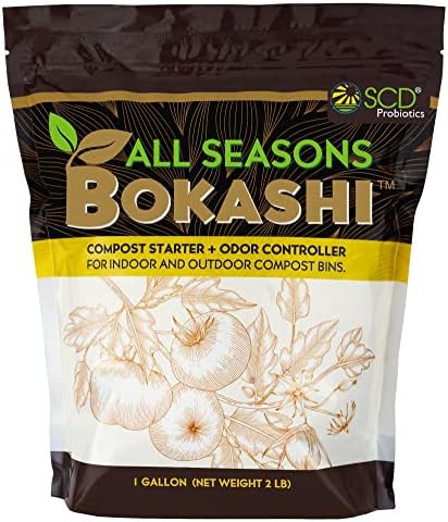 Dry bokashi bran for kitchen composting