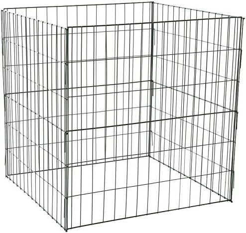 Wire mesh outdoor garden compost bin