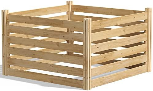 Premium cedar wood expandable outdoor composter