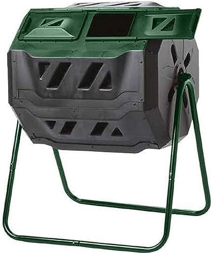 Dual chamber green and black tumbler
