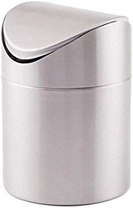 Stainless steel five cup countertop bin