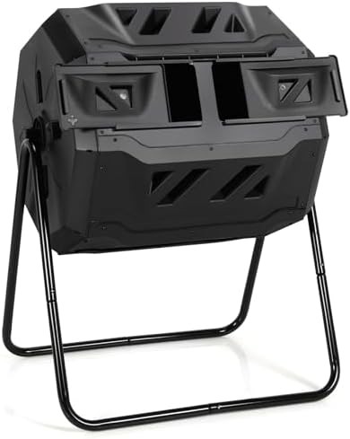 Rotating dual chamber tumbler with aeration
