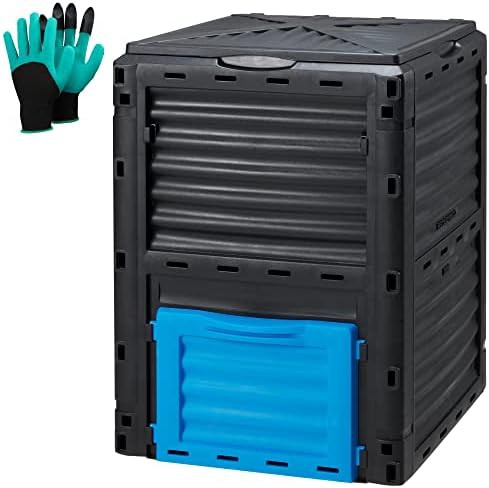 Large outdoor polypropylene composting box 80 gallon
