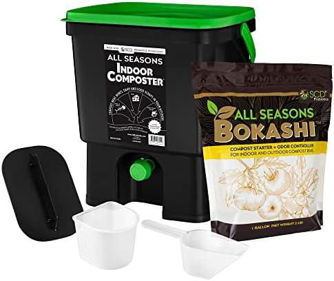 Black Organko indoor bokashi compost kit