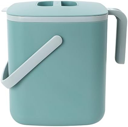 Green multi tray kitchen scrap bin