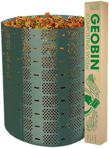 Expandable green geobin compost system