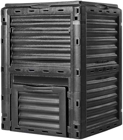 Large stationary outdoor composting bin 80 gallon