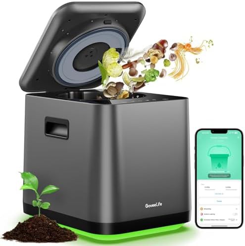 Smart electric indoor food waste machine