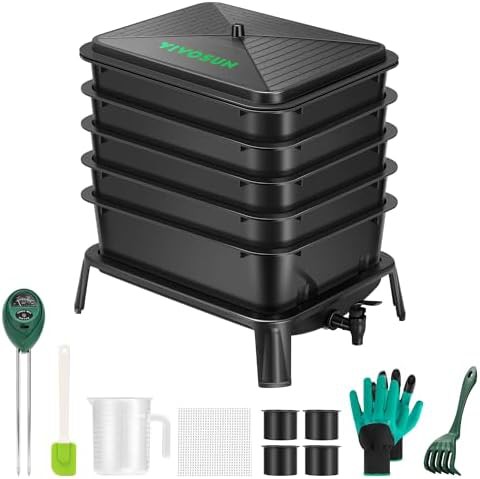 Five layer worm farm starter kit