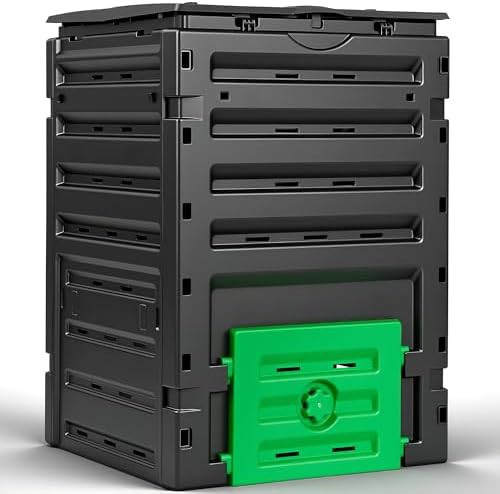 Extra large stationary aerating compost bin