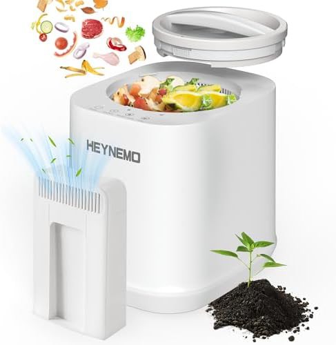 Smart electric kitchen countertop composter