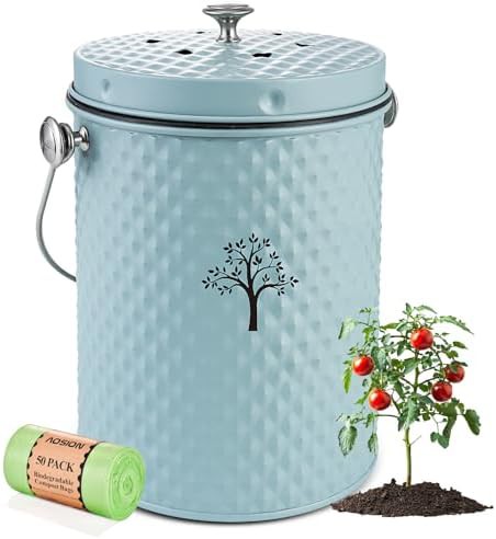 Countertop bin with removable inner bucket