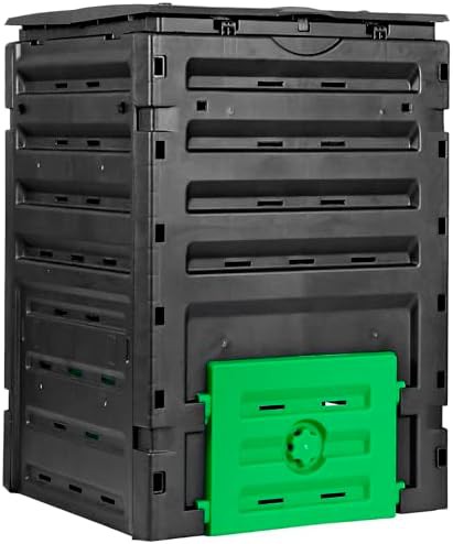 Large capacity outdoor tumbling garden composter