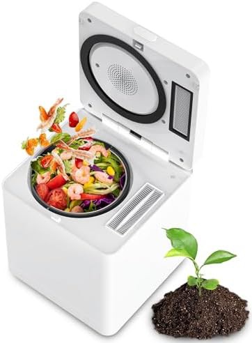 Smart electric compost machine with auto-cleaning