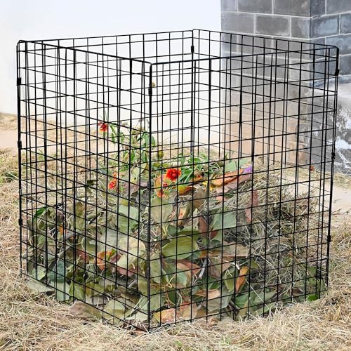 Large wire mesh outdoor bin 160 gallon