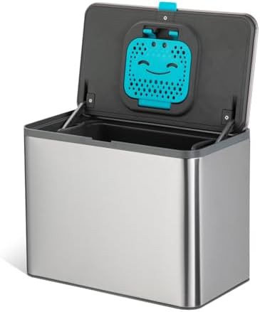 Odor control kitchen scrap container