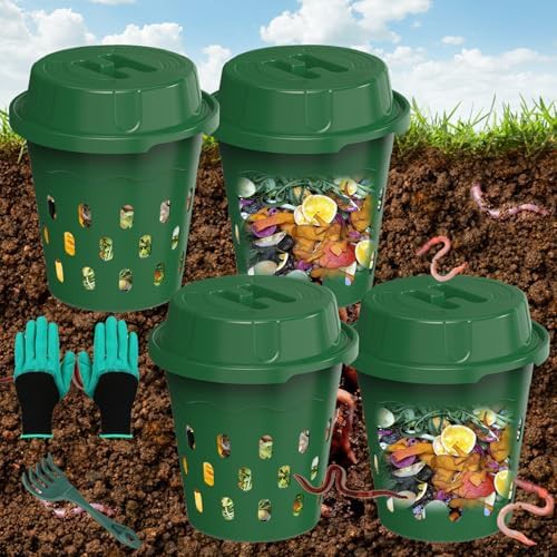Four pack underground worm composter 8L