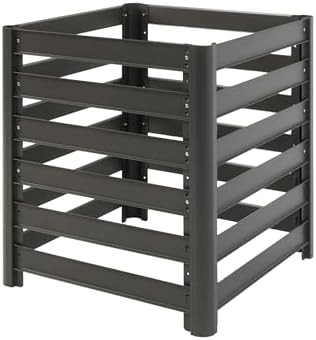 Modular galvanized steel tall compost bin
