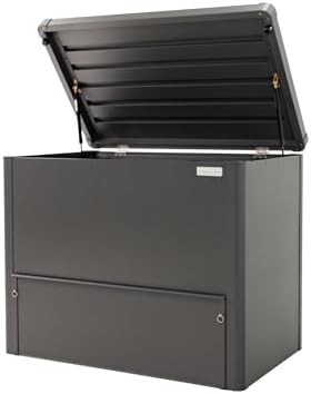 Modern metal ventilated outdoor compost bin