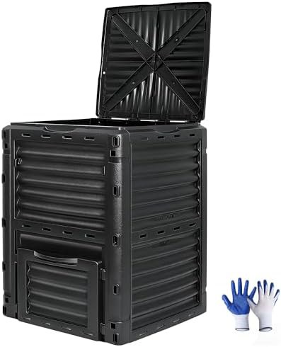 Outdoor garden composter 80 gallon capacity