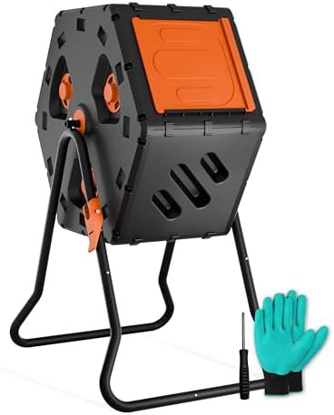 Outdoor compost tumbler 22.5 gal