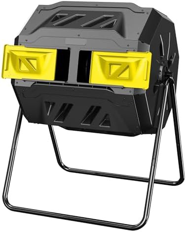 Large 43 gal dual chamber tumbler