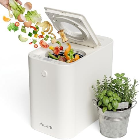 Electric smart kitchen countertop food recycler