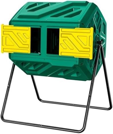 Standard 43 gallon dual chamber compost bin