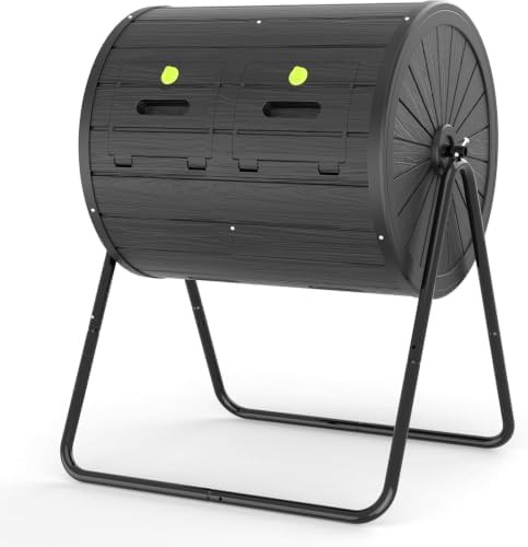 Classic black dual chamber tumbler 45 gallon