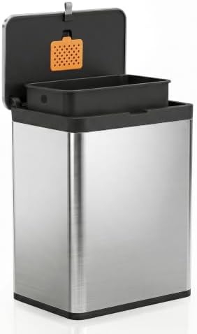 Stainless steel hanging kitchen compost bin
