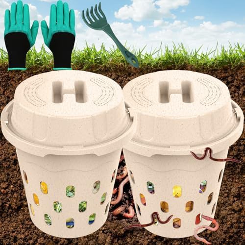 Underground worm composter 8L two pack