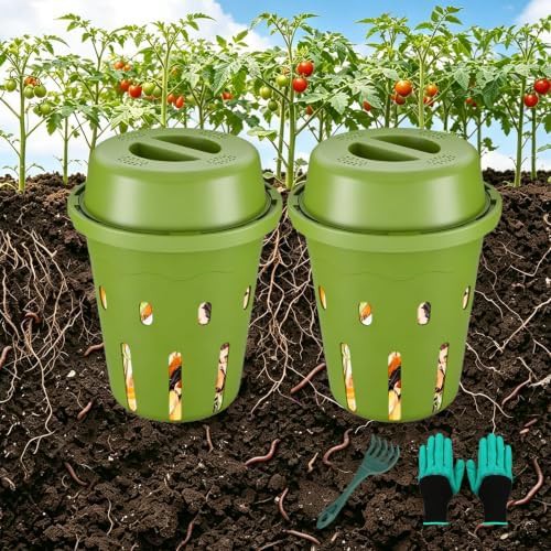 Two pack mini underground worm farm