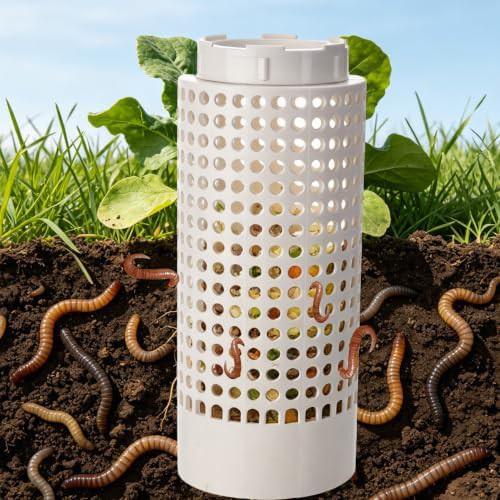 Mini underground worm farm for gardens